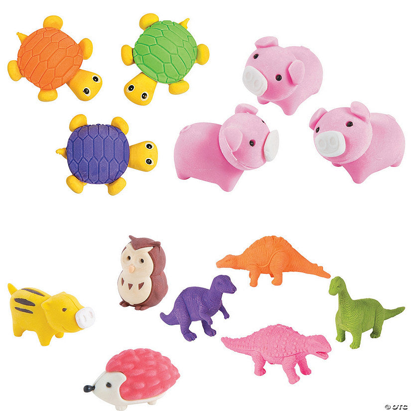 Animal erasers