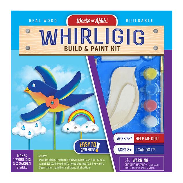 Works of Ahhh Whirligig Build & Paint Kit