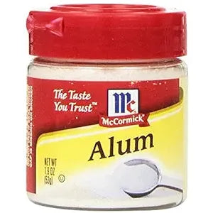 CHEMICALS: ALUM, McCormick Alum Granules, 1.9 oz.PK/12