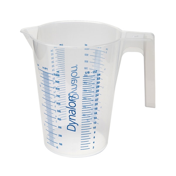 BEAKER: Graduated, Plastic, 1000ml