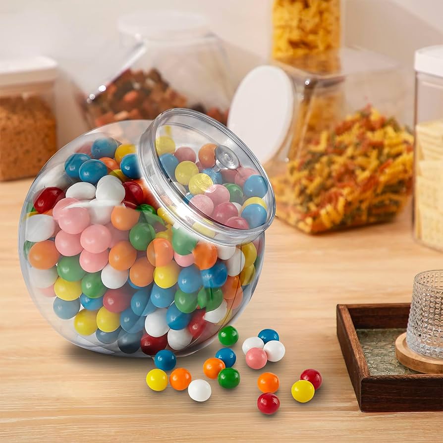 Jar: Plastic Candy approx 80oz