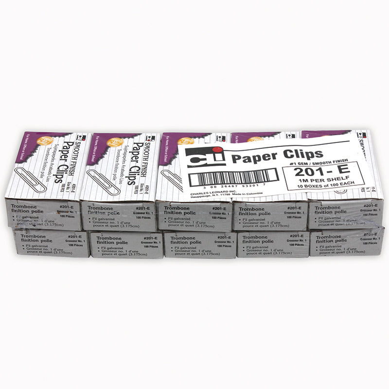 PAPER CLIPS: Regular, 100/bx