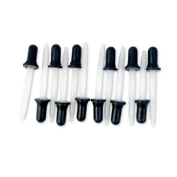 EYE DROPPERS: Plastic, 3", 12/pk