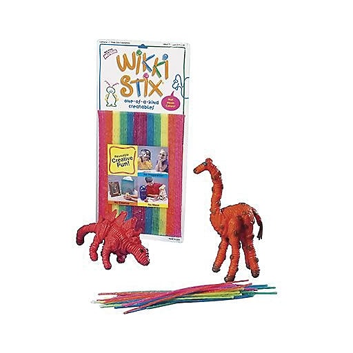 WIKKI STIX: 4 PRIMARY COLORS, 48/PK