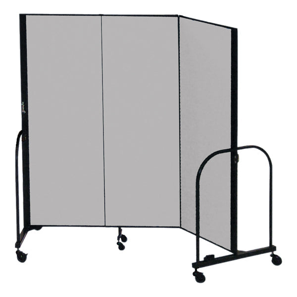 Screenflex FSL603 Three Panel Room Divider 6 x 5 - Primary Blue