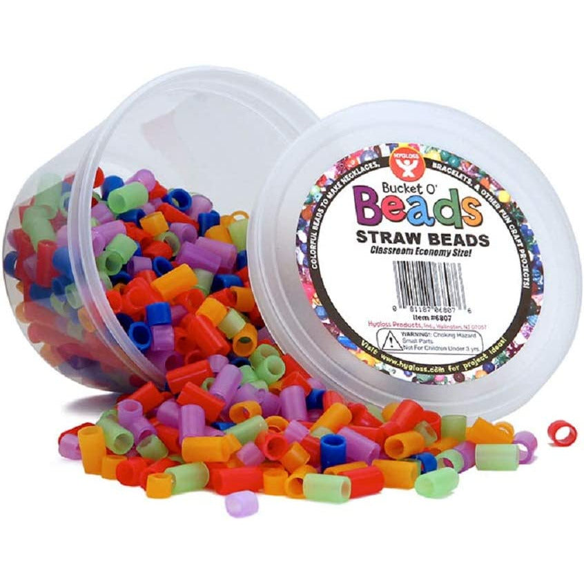 Bucket O' Beads - 700 Straw Beads