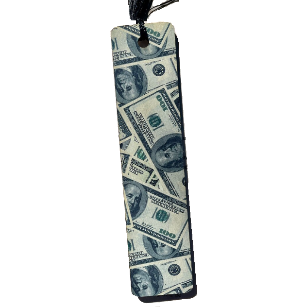 Money dollar bill bookmark