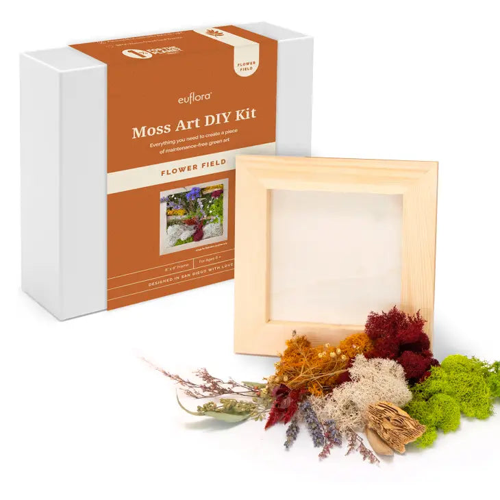 Moss Wall Art DIY Kit - Wood Frame