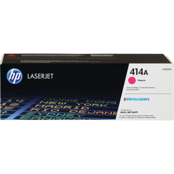 HP 414A Magenta Original LaserJet Toner Cartridge, W2023A