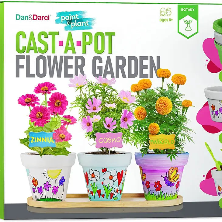 Cast, Paint & Plant Kit for Kids &