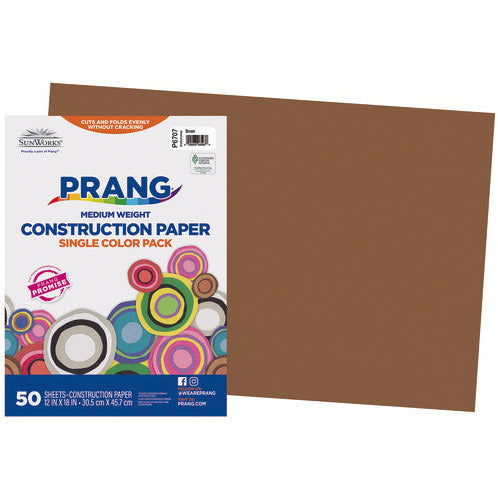 PAPER: Constr, Lt Brown, 12 x 18, 50/pk